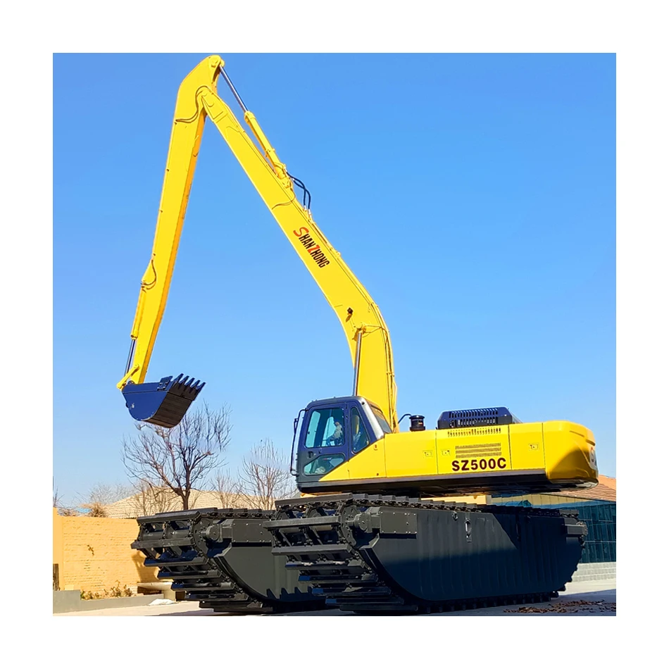 Shanzhong Brand 500C Swamp Shallow Water Operation Water Excavation and Floating Box Deepwater Operation Desilting Equipment