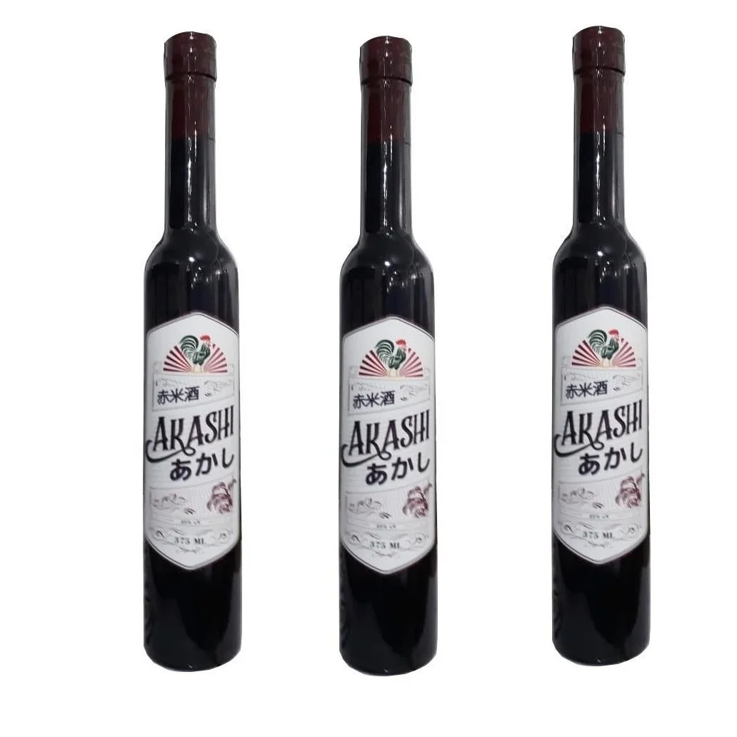 Unique taste beverage Rice Wine AKASHI Black sticky rice liquor
