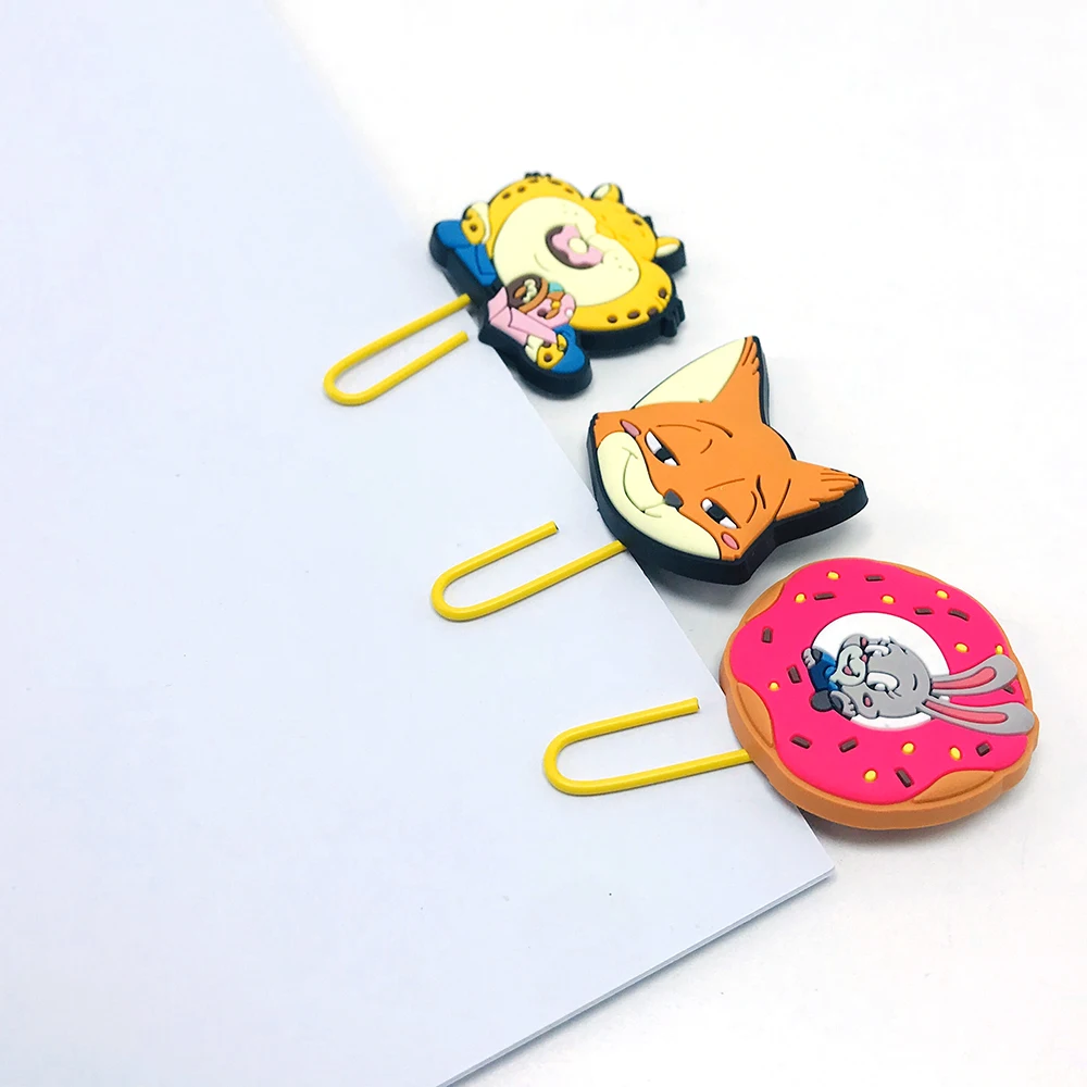 
Customized different shape stationary pretty logo paper clips for office and school paper 