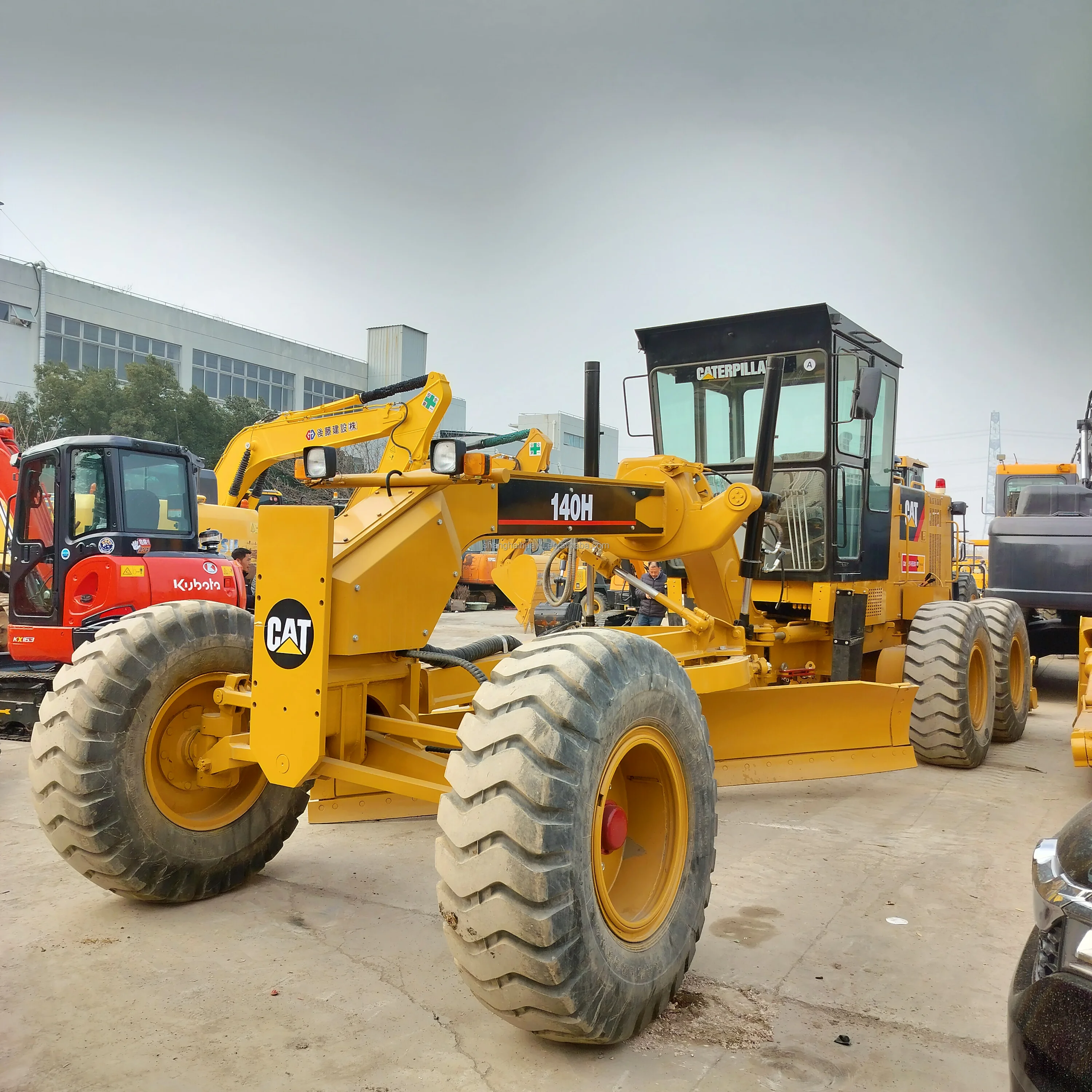 Used Caterpillar Engine Brand 14H Motor Grader 140G Motor Grader with Pump Core Components Included USA Grader 140G
