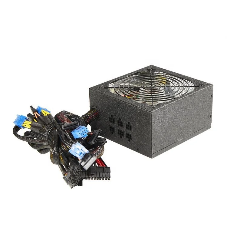  Высокое качество 80 плюс Бронзовый игровой блок питания 600W 700W 750W 800W с 140 мм бесшумный