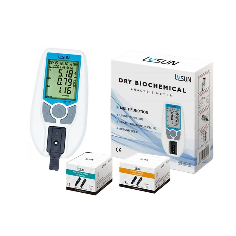 Multifunctional poct analyzer for Blood Lipid ,renal function analysis meter