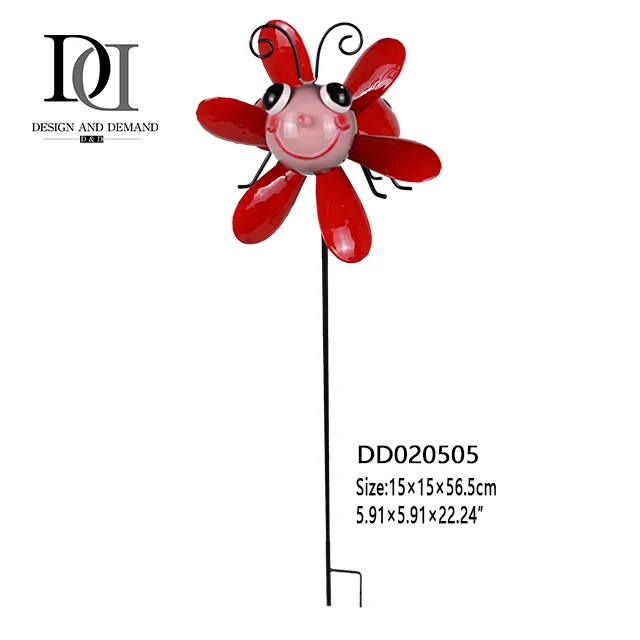 Украшение для сада, 3D милая божья коровка, ветряной Спиннер, ветряная мельница, игрушки для сада, двора, украшение для газона