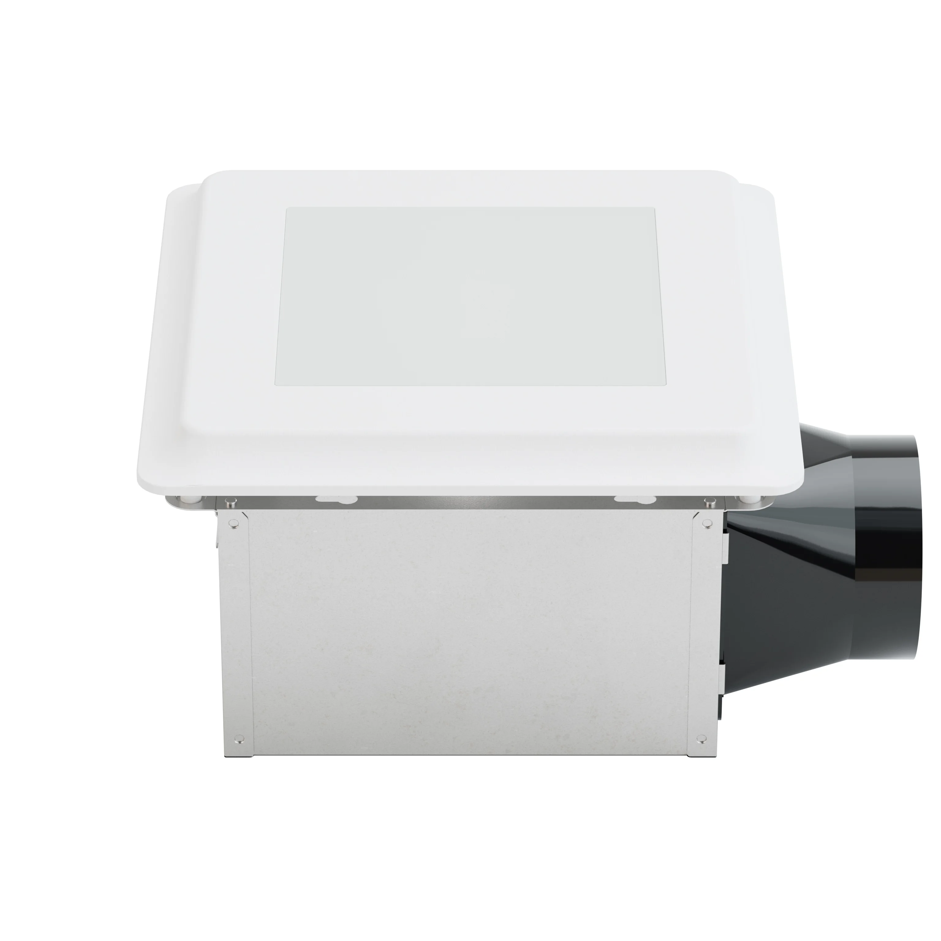 Bathroom Exhaust Fan with Light 8 Inch 120VAC 80CFM AC Motor 20W 5CCT Selectable 15W for the light 1200lm Dimmable ETL Certified