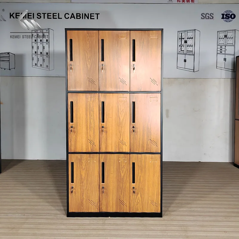 Прямая Продажа с фабрики 18 дверей шкафчик для одежды/стальной шкаф магазина 9 отеля
