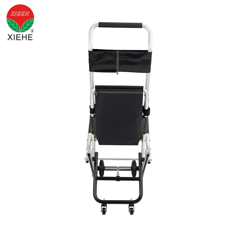 Foldable stretcher belt stair climbing wheelchair evacuation chair