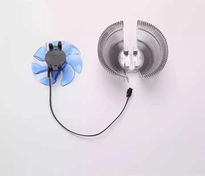DC 12V 3pin LED Aluminum Cooling Fan be quiet LGA775/115X  AMD PC Cpu Cooler Heatsink radiators heatpipe