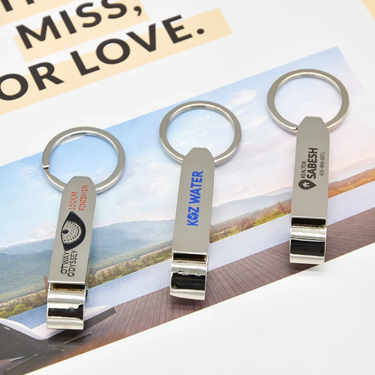 Bulk Custom Keyring Bottle Opener Key Chain Metal Blank