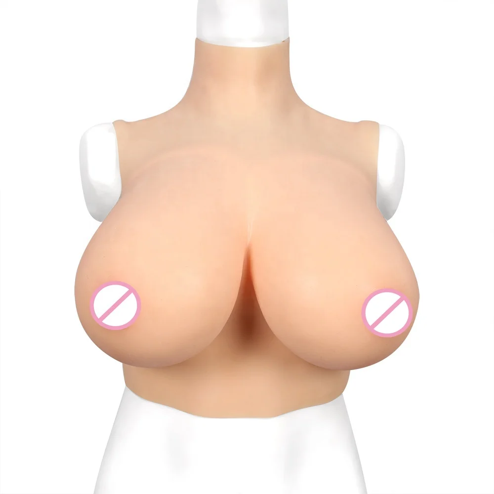 
New Inventions in china All Cup Half Body Artificial Silicone Fake Silicone Breast Forms for Srossdresser Shemale 