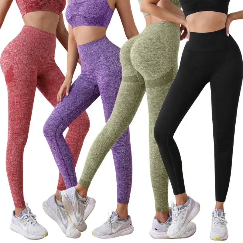 Custom Seamless Leggings Women High Waisted Contour Leggings Breathable Work Out Yoga Pants Fitness Sports Gym Tights Leggings