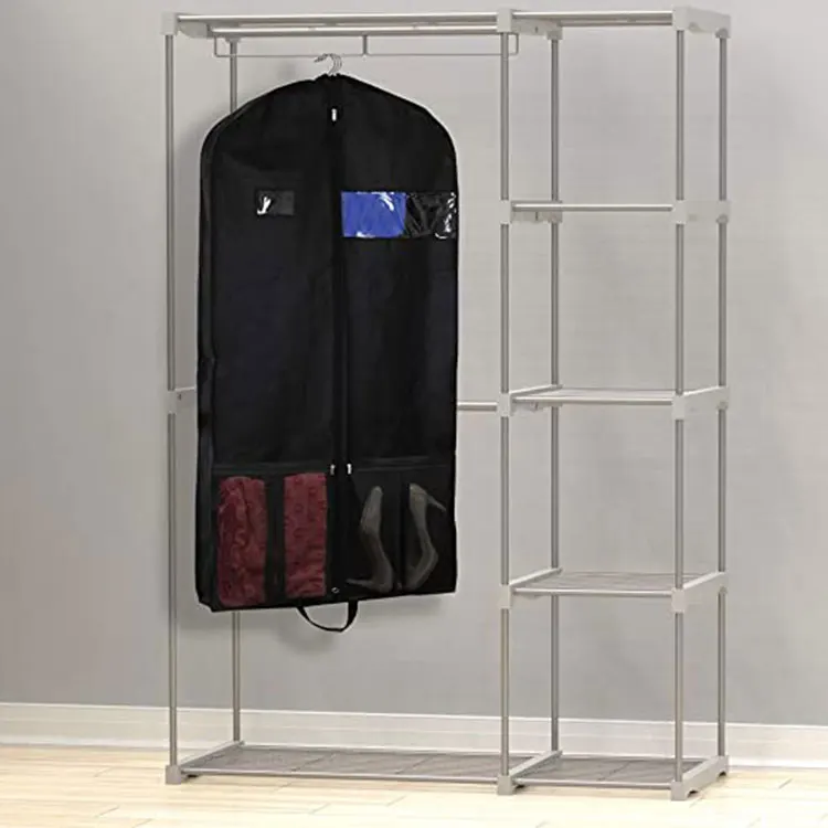 custom logo wholesale clothes coat garment suit bag suit cover cloth garment cover bag cloth custom garment bags