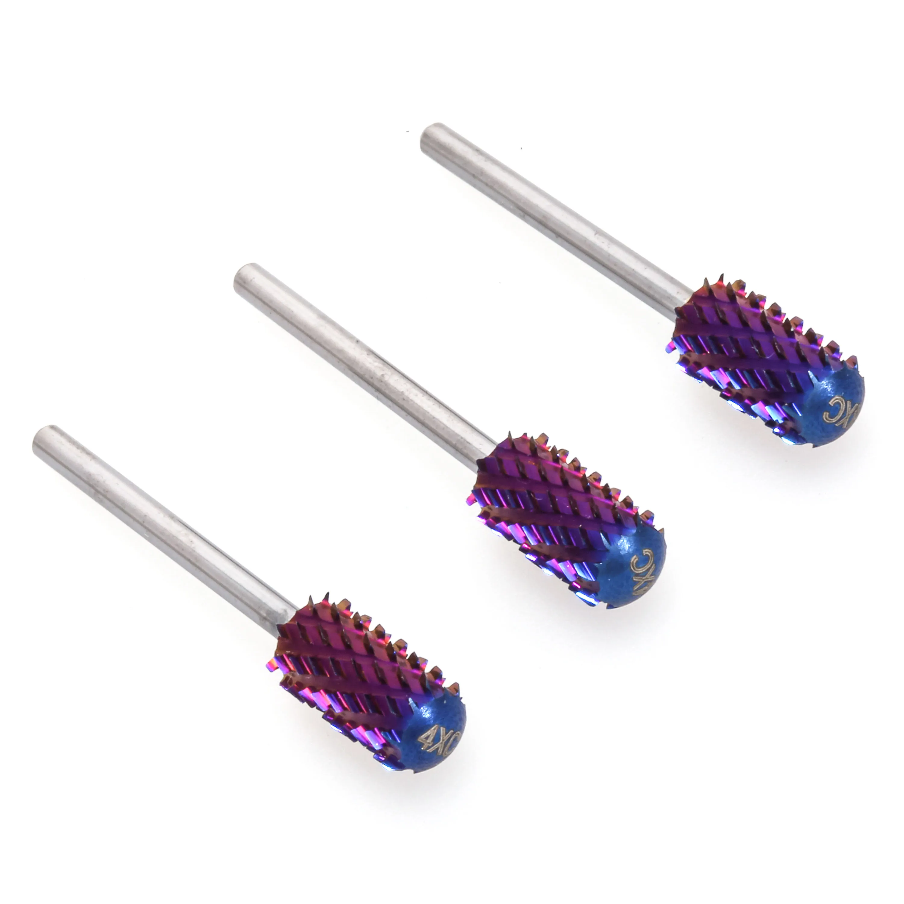 4XC Tungsten Carbide Nail Drill Bits Purple Carbide Nail Bit
