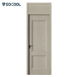 Деревянная дверь из ДПК Socool для домашнего использования в интерьерной