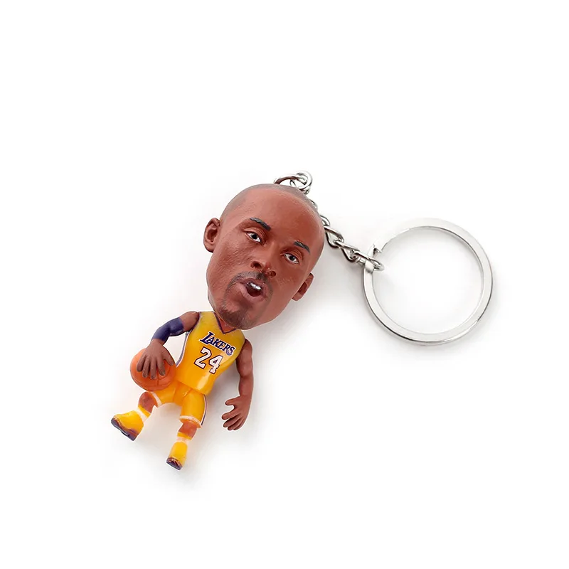  Розничная продажа звезда NBA фигурка баскетбольного игрока игрушки брелок для сувенира подарок Коби Боба