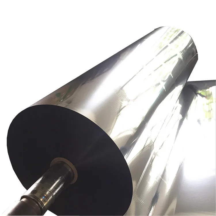 Customized Metallic Polyester MPET Film Reflective Metallised PET Film Roll