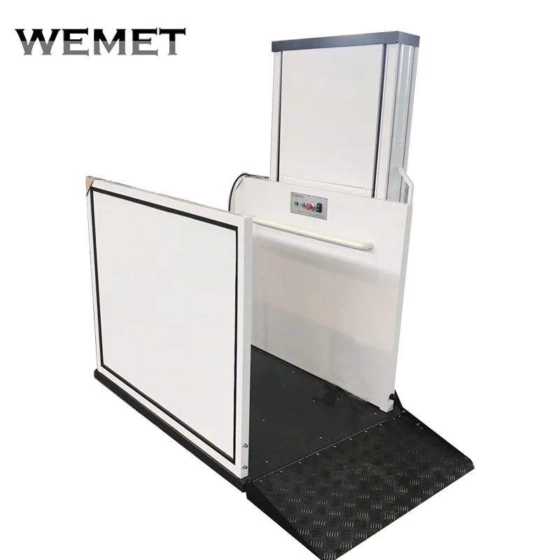  Electric hydraulic outdoor vertical wheelchair lift platforms Handicap stair for disabled