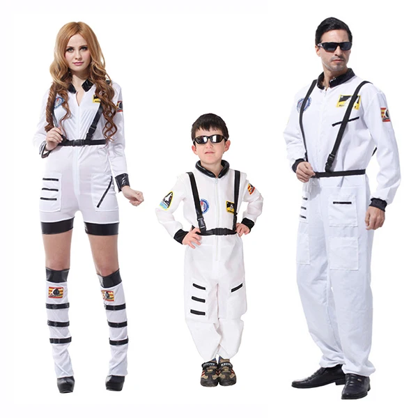 kids and adult astronaut costume cosplay astronaut pilot costume