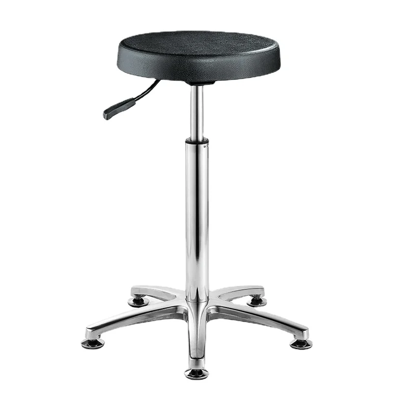 furniture for laboratory medical stool chair saddle chair for lab hy6005 black adjustable pu foam anti-static esd chair