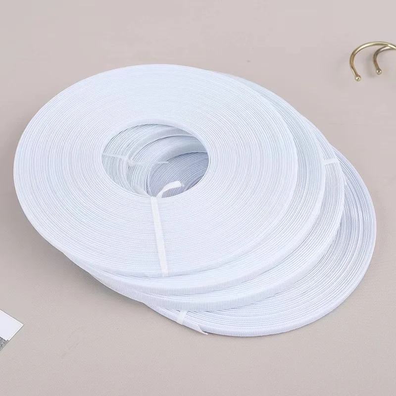 Manufacturer Customized Rigilene Polyester Boning Tape 6MM 8MM 10MM 12MM Plastic PP Corset Collar Bag Garment Accessories