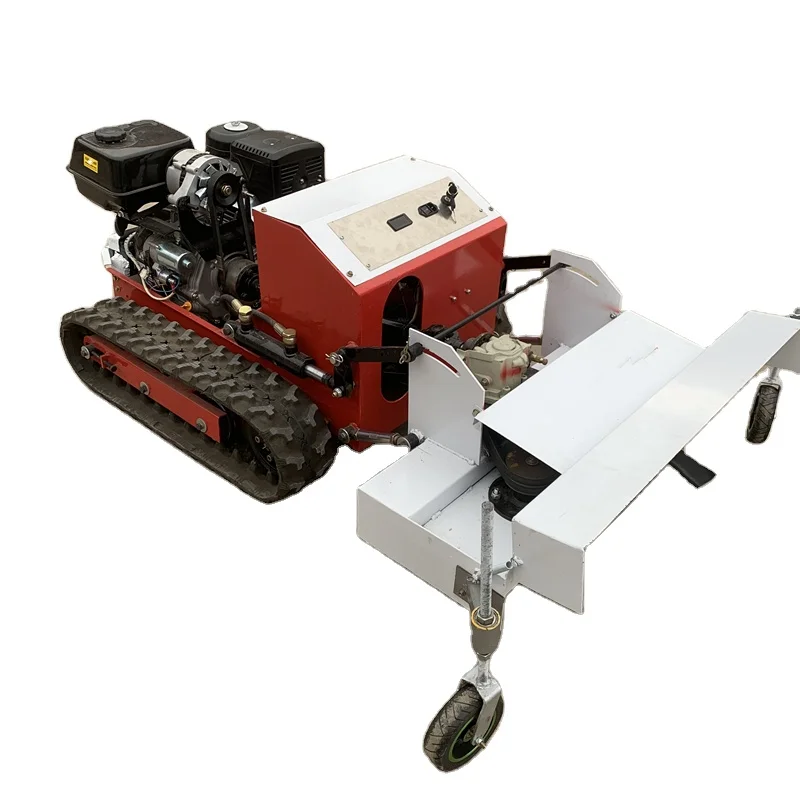 1080F Self Propelled Remote Control Walking Garden Grass Cutting Machine Lawn Mower Tracked  Grass Cutters