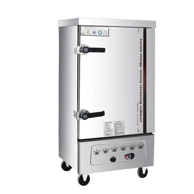 
Stainless Steel Lpg Liquefied Or Natural Gas Steam Cabinet Food Steamer For Food Heating Or Food Processing 