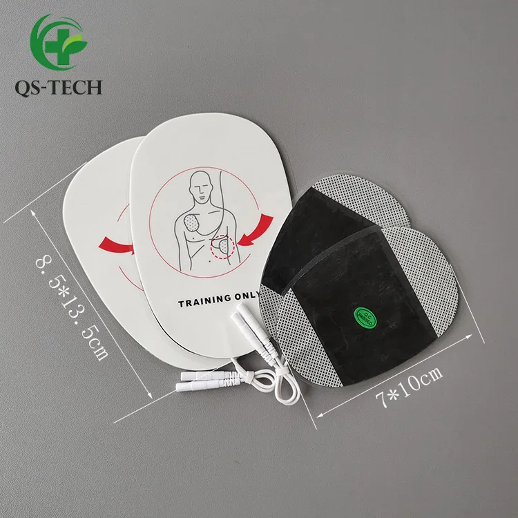 Factory wholesale Adult children defibrillator Electrode Pad for AED Defibrillator Training