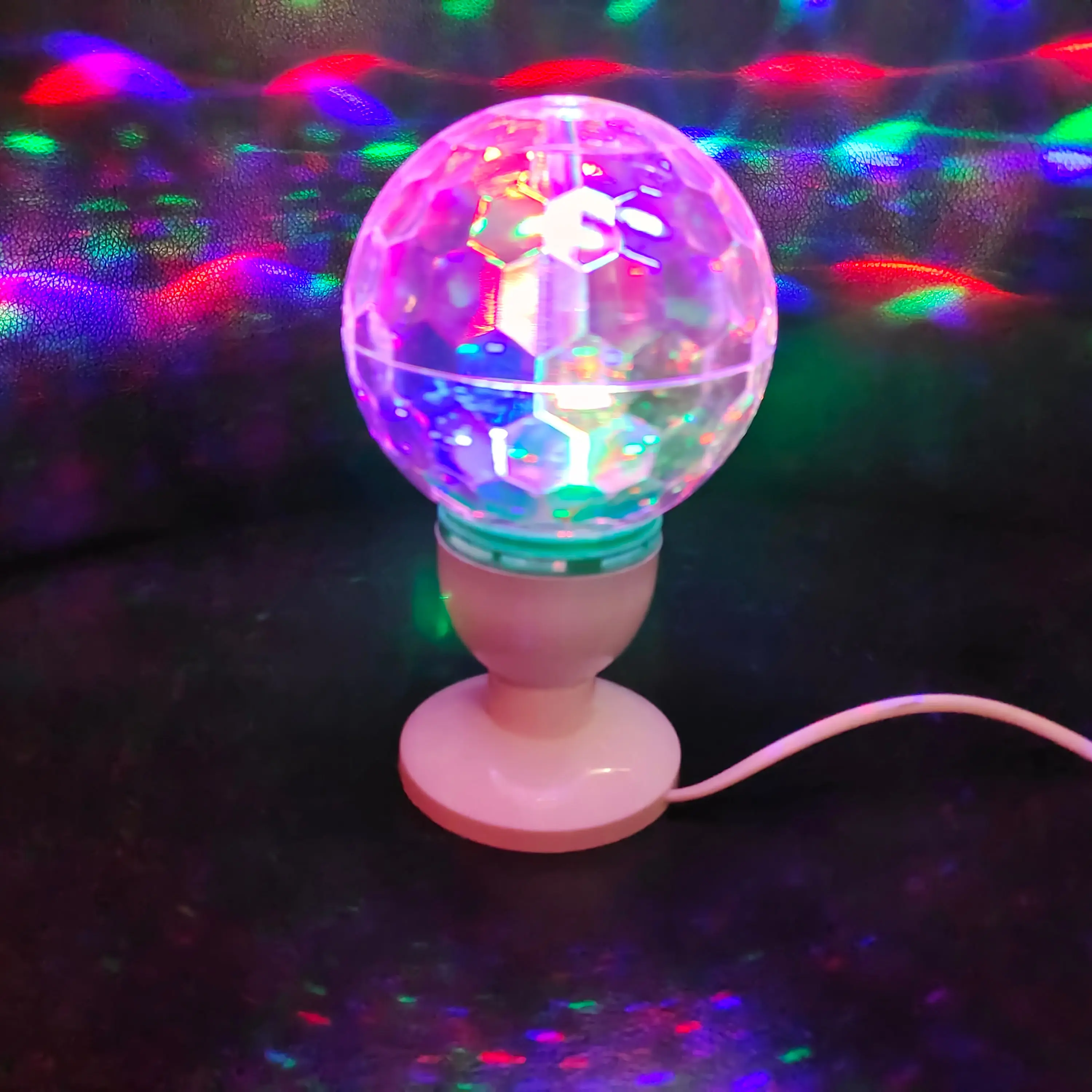 Лампа RGB с хрустальным волшебным шаром