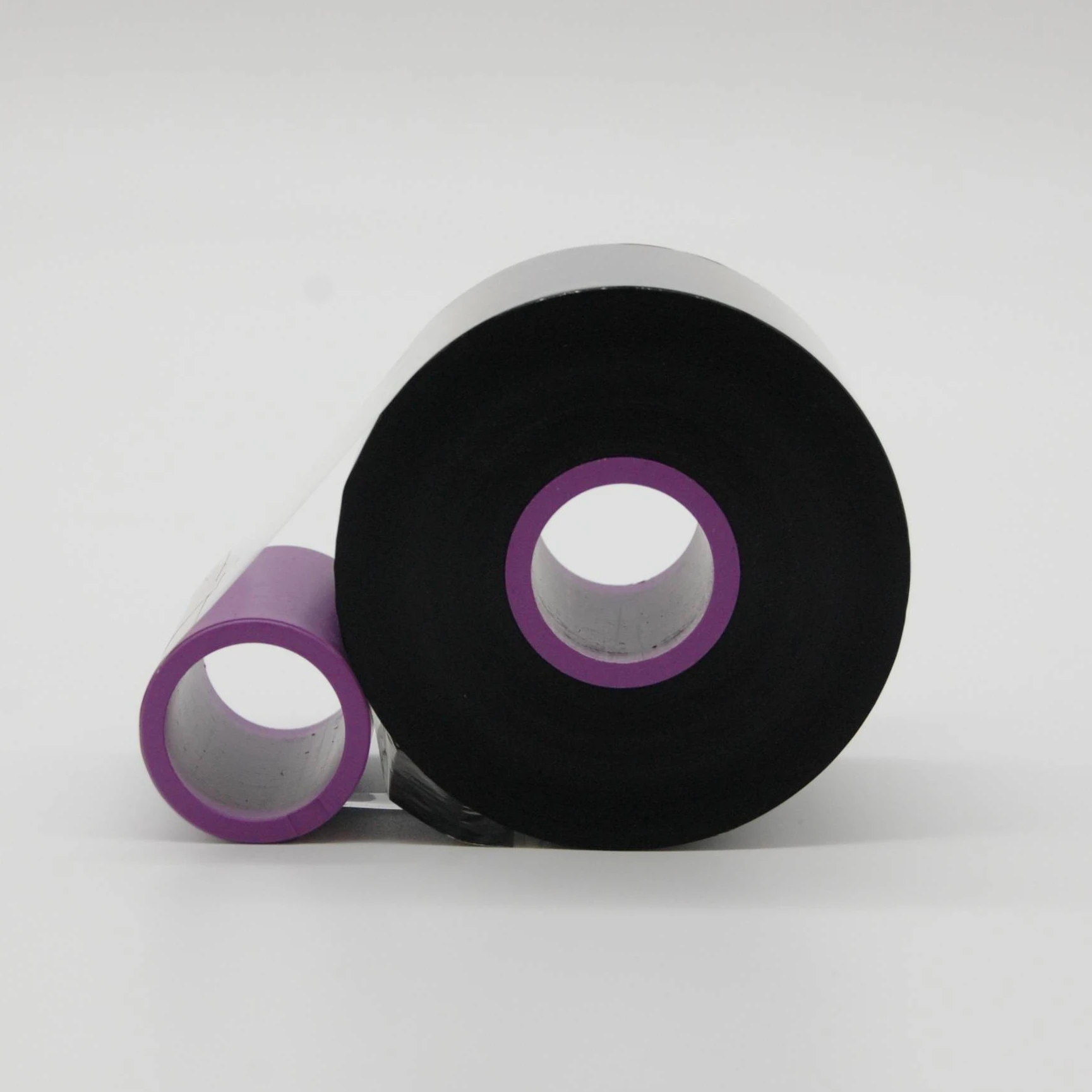 (B) Factory Direct Premium Wax Resin Ribbon Black 55mm*600m near Edge TTO Barcode Printer Ribbon