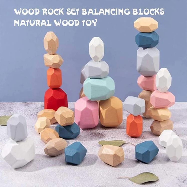 Trending Tumi Ishi Balance Rock Best Educational Toy Wisdom Toy Colored Stone for Children To Improve Creativity