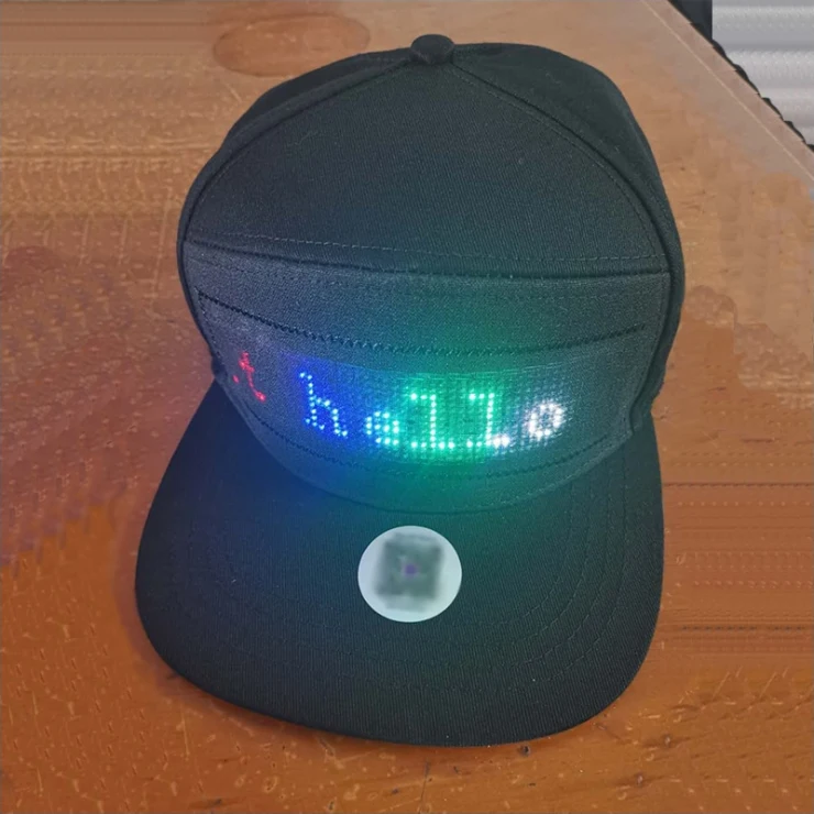 Sport Light up Cap Animated Flashing LED Display Hat
