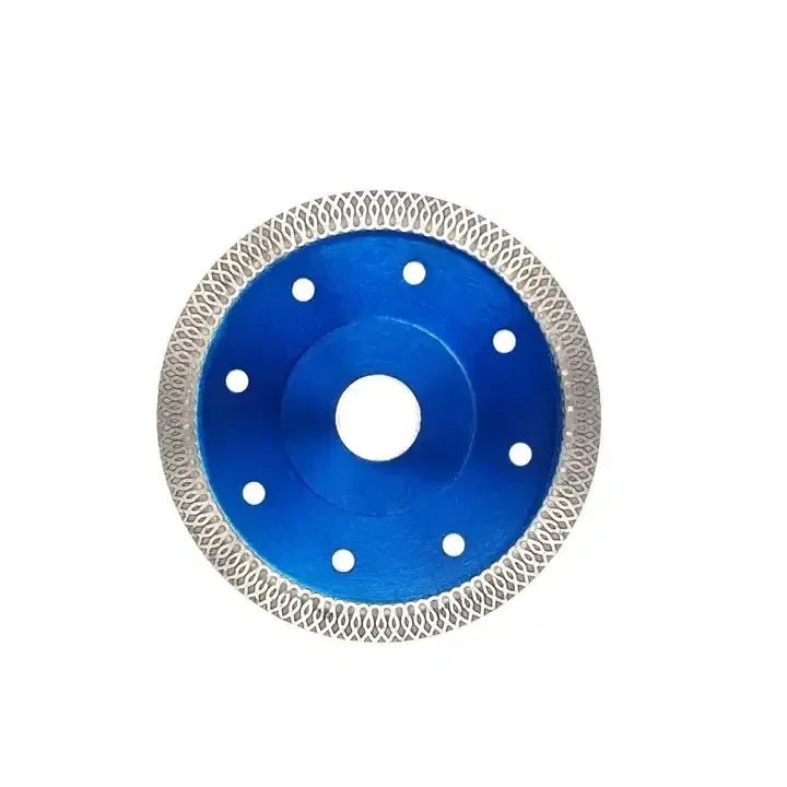 Sharp and ultra-thin 150mm  ceramic rock slab microcrystalline stone marble diamond hot pressing mesh wave cutting disc