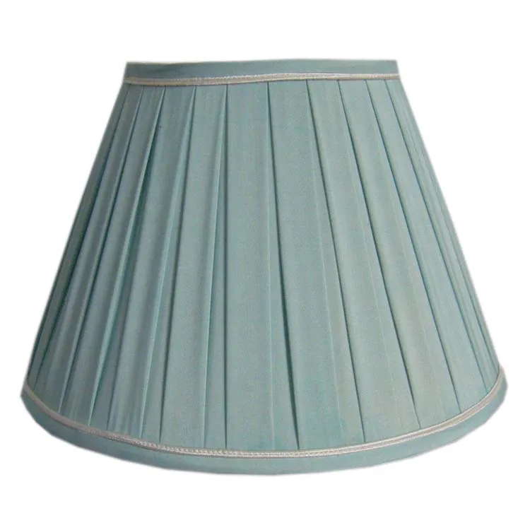 Wholesale Pleated Modern Round Lamp Shade Linen Fabric Lampshade
