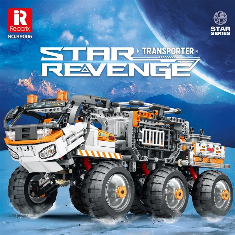 Space Series Transporter Educational Remote kids toy assembly DIY Bricks building block toy sets