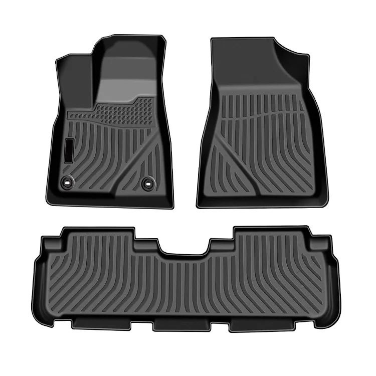 Custom fit tesla model 3 tpe car floor mats rubber foot pads