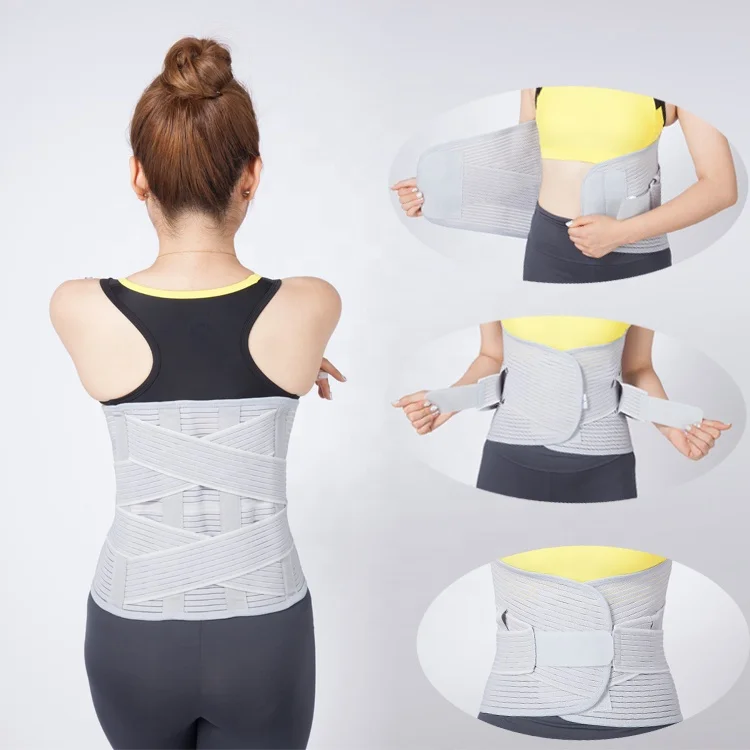 Оптовая продажа, медицинский поясной ремень, ортопедический Регулируемый Поясничный Поддерживающий Пояс