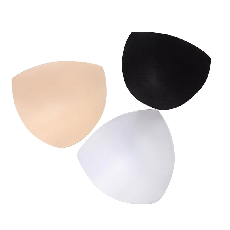 Bra Cup Wholesales Breathable and Wicking Cotton Swimwear Foam Sexy Seamless Invisible Lingerie 1/2 3/4 Push up Half Bra Cup