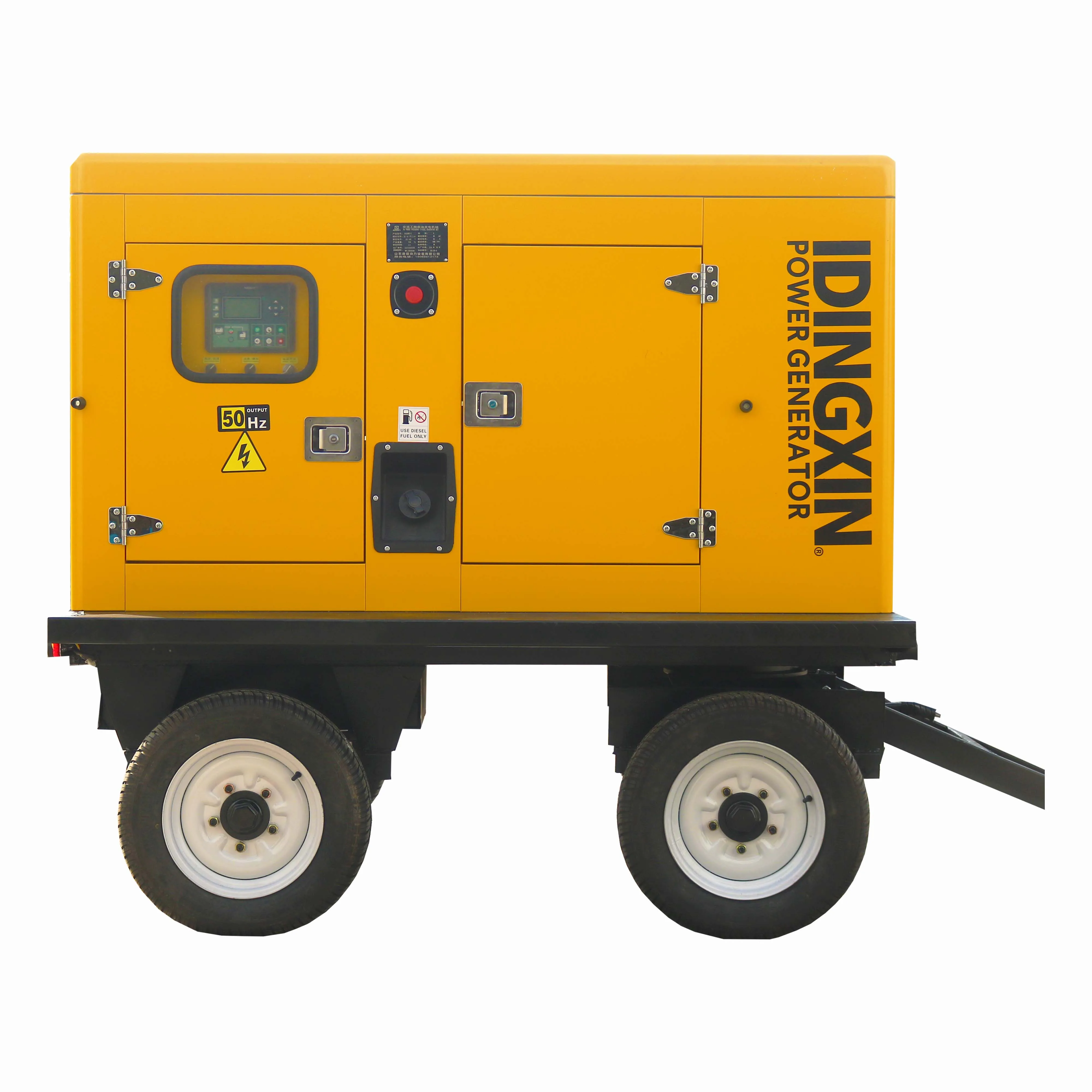 Mobile power station AC 3 phase tractor 30KVA 40KVA 50KVA 60KVA 80KVA 100KW Silent  intelligent diesel generator