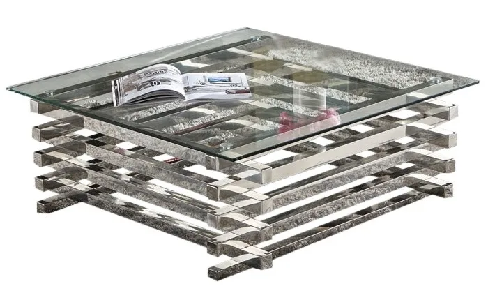 Home furniture living room sets center table luxury coffee tables and tv stand modern glass coffee table for sale