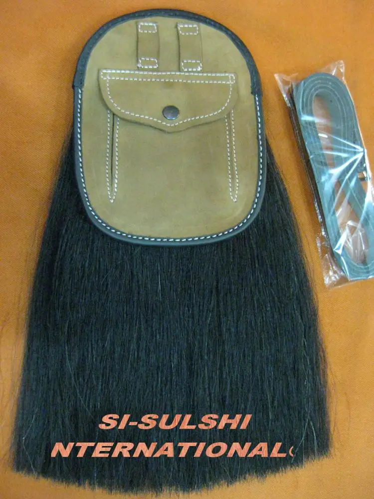 SI - SCOTTISH CAMERON HIGHLANDERS LONG HORSE HAIR SPORRAN