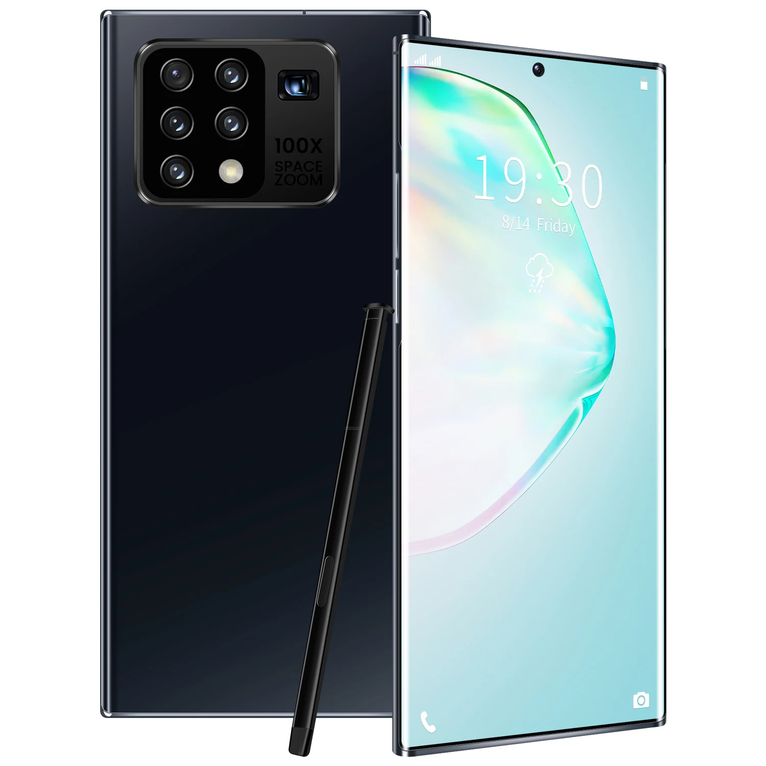  Лидер продаж Оригинальный разблокированный мобильный телефон Note20 + Android AMOLED 3G 4G