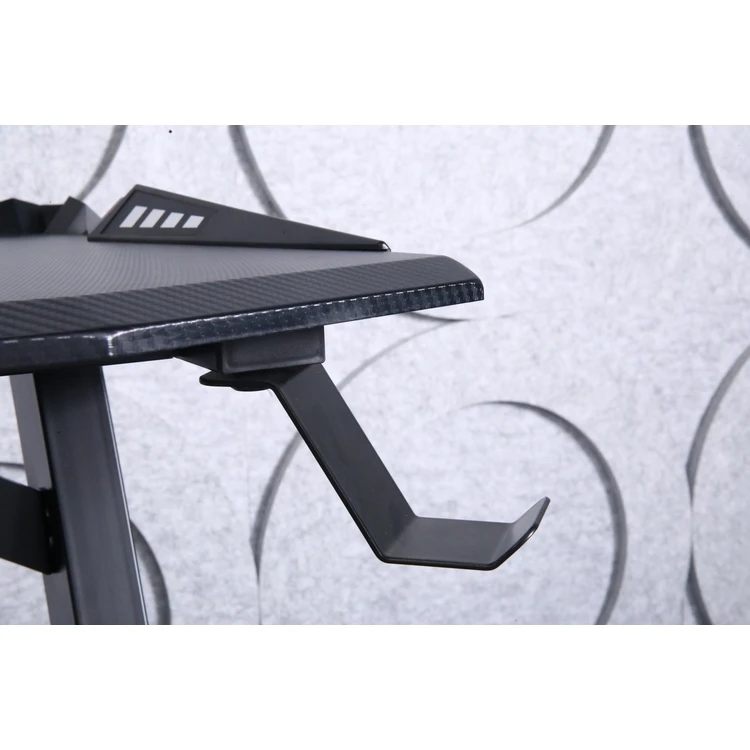 Wholesale Adjustable 1300*660*120mm Computer Office Desk Gaming Table  with Led Light