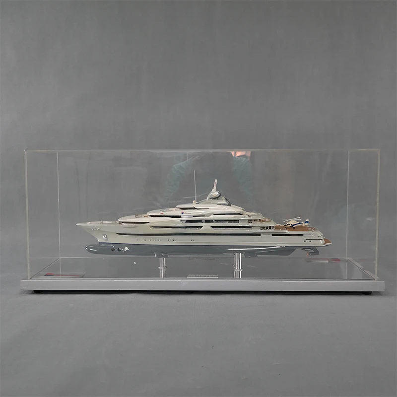 Handmade Plastic Crafts Featuring Sunseeker Princess Other Yacht Brands Gift Boating Customized 60cm Larson Yacht Ship Model