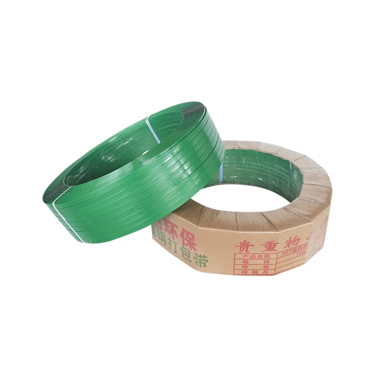 Heavy Duty Packaging Strapping Banding Roll PET Industrial-Grade, Pallet Strap Coil  Rust-Resistant with Self Dispensing Box Kit