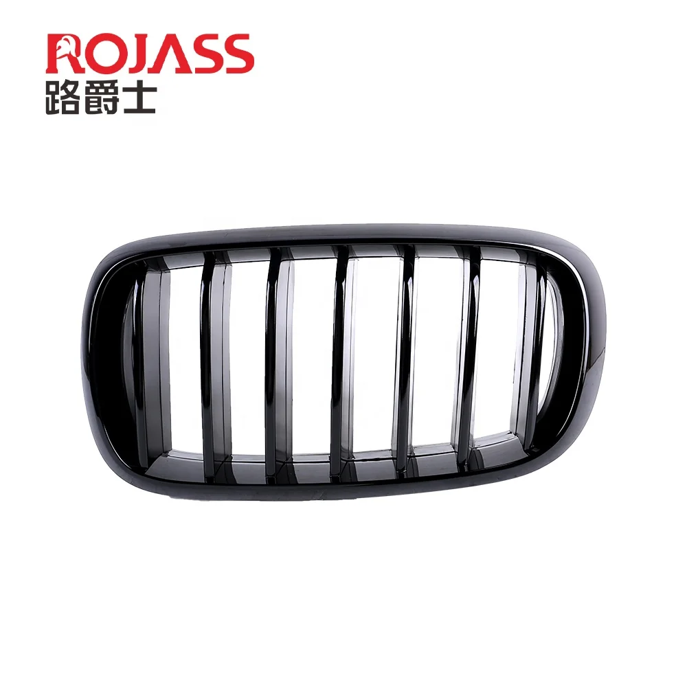 51712334708 For BMW X5 Series F16 F15 Front Kidney Shadow Line silver chrome Grille Front Bumper Grille Left