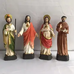 Resin Craft Catholic Religious Statue Of Christ Religious Statues Home Decor Christmas Souvenirs Resin decoration