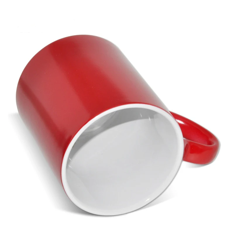 11oz Hearts Sublimation Coated Ceramic Magic Mugs At Low Price Wholesale
