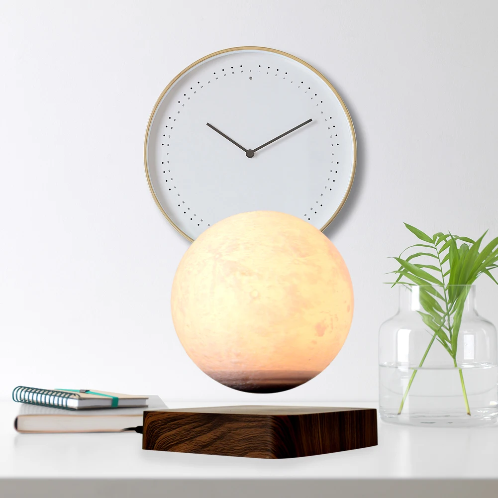 Birthday Gift with Levitation Rotation Feature Lights High Quality Magnetic Floating Moon Lights Made in China