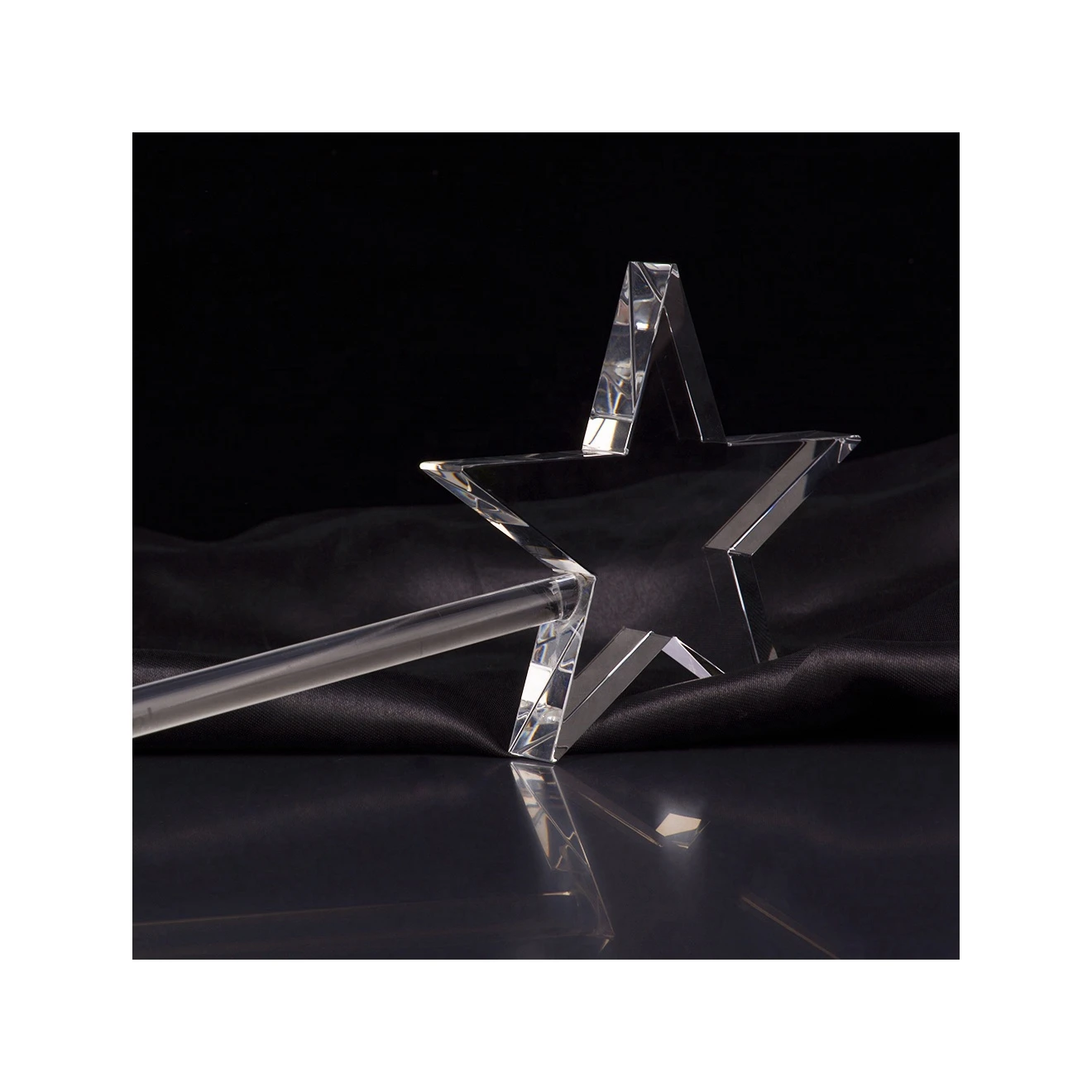 Хрустальная волшебная палочка Honor of crystal в форме звезды, Рождественское украшение, домашнее праздничное украшение