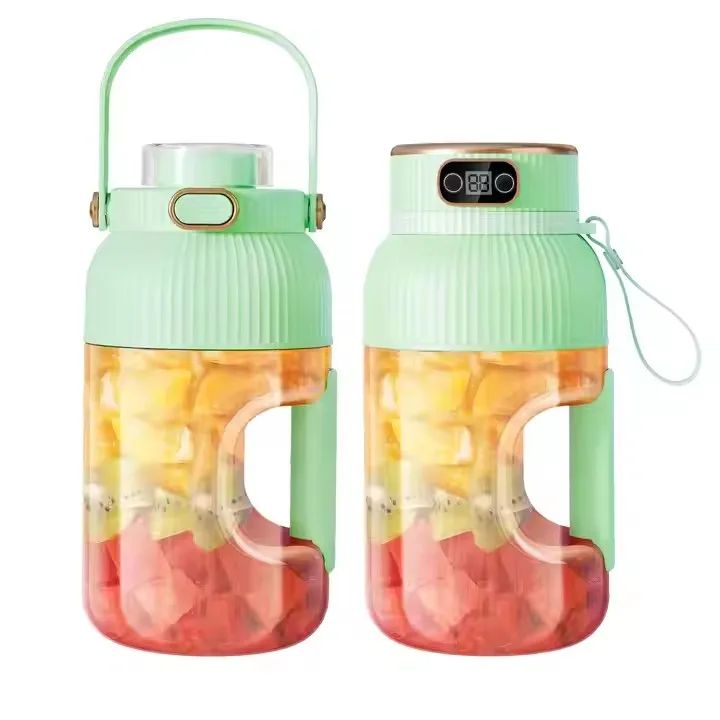 Electric Juice Cup 1.5L Large Capacity USB Type-C Sports Fruit Mixer Blender Portable Milkshake Smoothie Juicer Blender