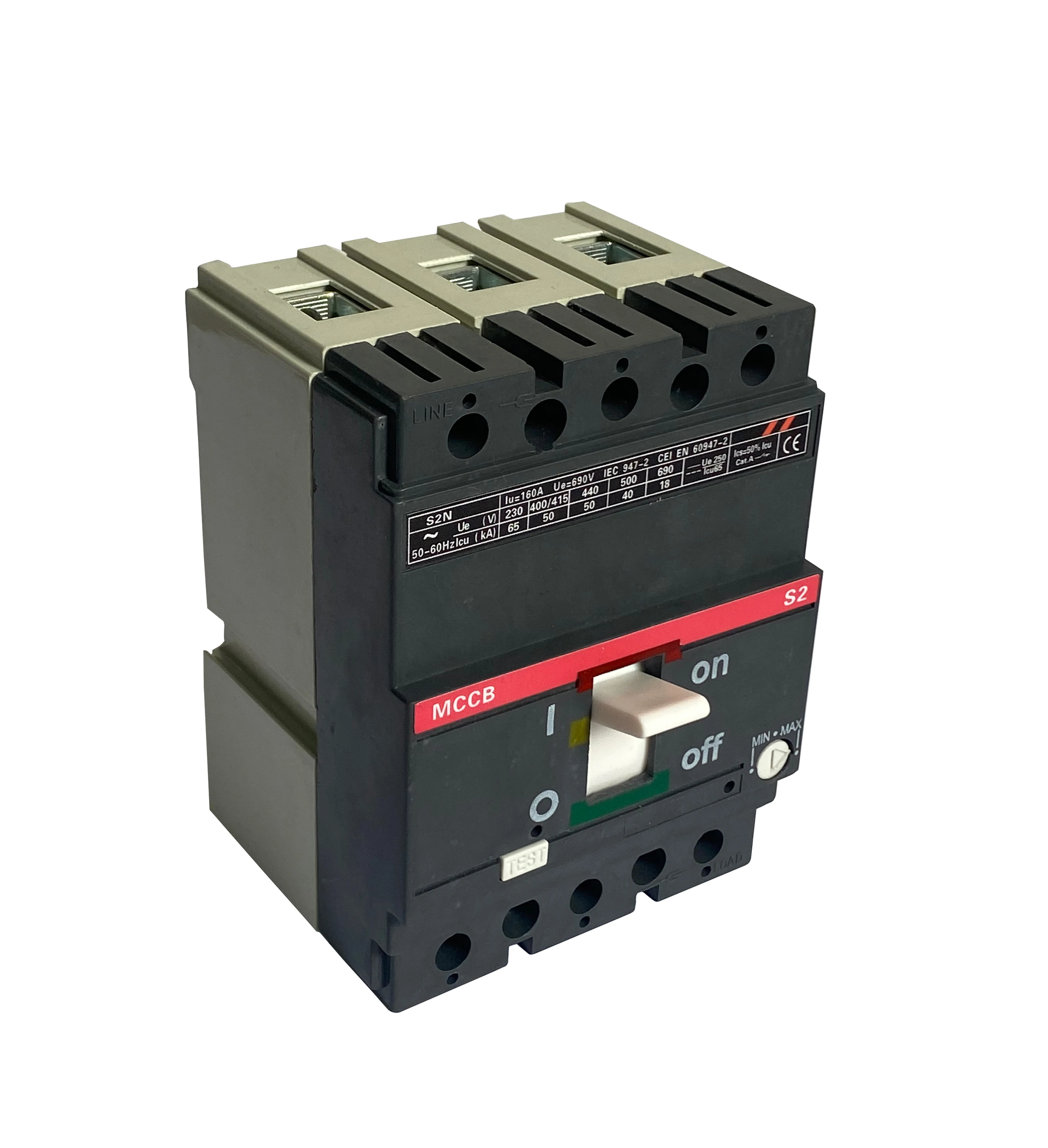 Tmax MCCB 125A 160A 250A 400A 630A 800A 1250A 1600A 3p 4p 690V Molded Case Circuit Breaker